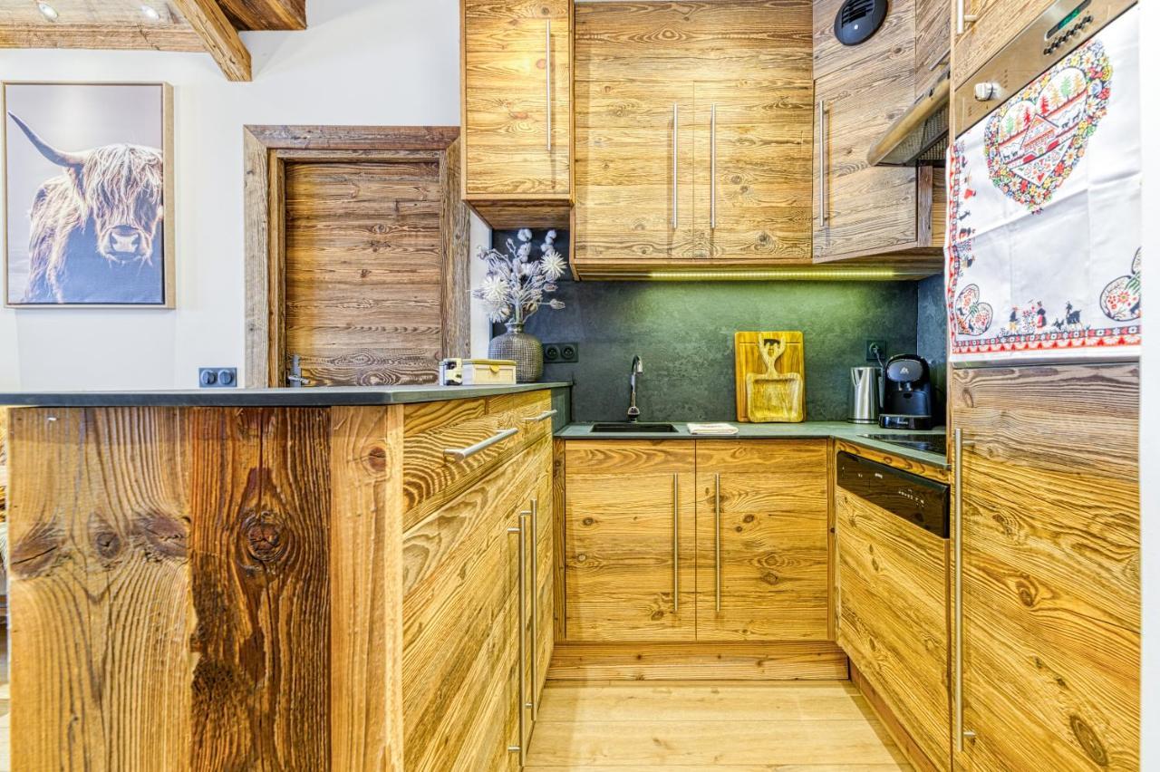 Appartement style chalet 5* vue Mont-Blanc - Arc 1950 Les Arcs  Extérieur photo