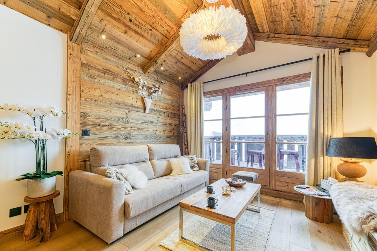 Appartement style chalet 5* vue Mont-Blanc - Arc 1950 Les Arcs  Extérieur photo